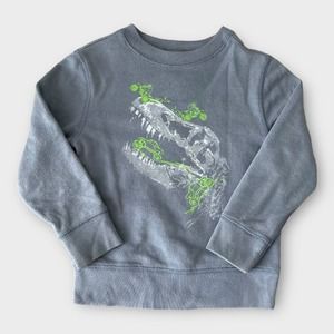 The Children’s Place - Crew Sweater with Dinosaur Skull